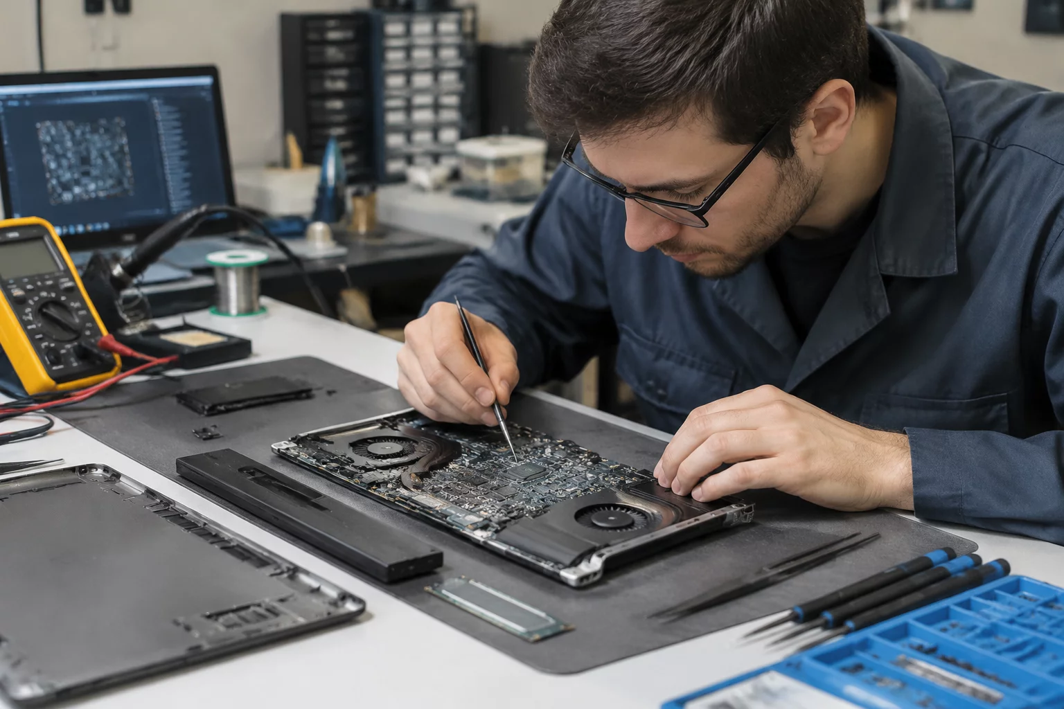 Technische Überprüfung und Funktionsdiagnose von Elektronik